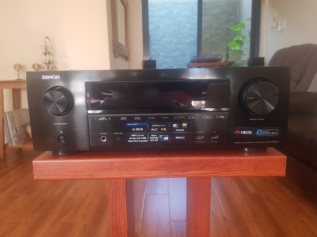DENON AV Receiver with KLIPSCH Front & Center Speakers, Audio