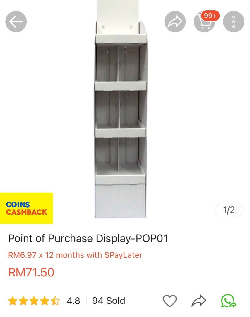 Display Rak, Furniture & Home Living, Furniture, Shelves, Cabinets ...