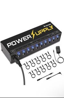 DONNER DP-1 Guitar Power Supply 10 Isolated DC Output for 9V/12V/18V Effect Pedal