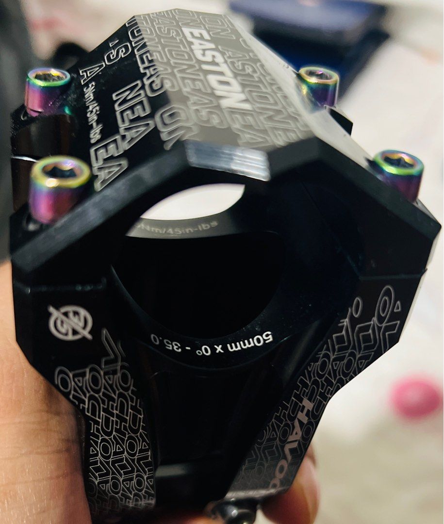 Easton Havoc 35mm Stem 50mm length Sports Equipment Bicycles Parts Parts Accessories on Carousell