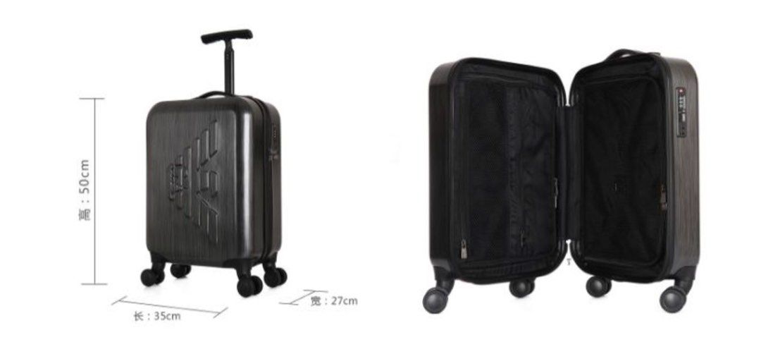 EMPORIO ARMANI阿瑪尼 20寸旅行拉桿箱登機箱行李箱 照片瀏覽 5