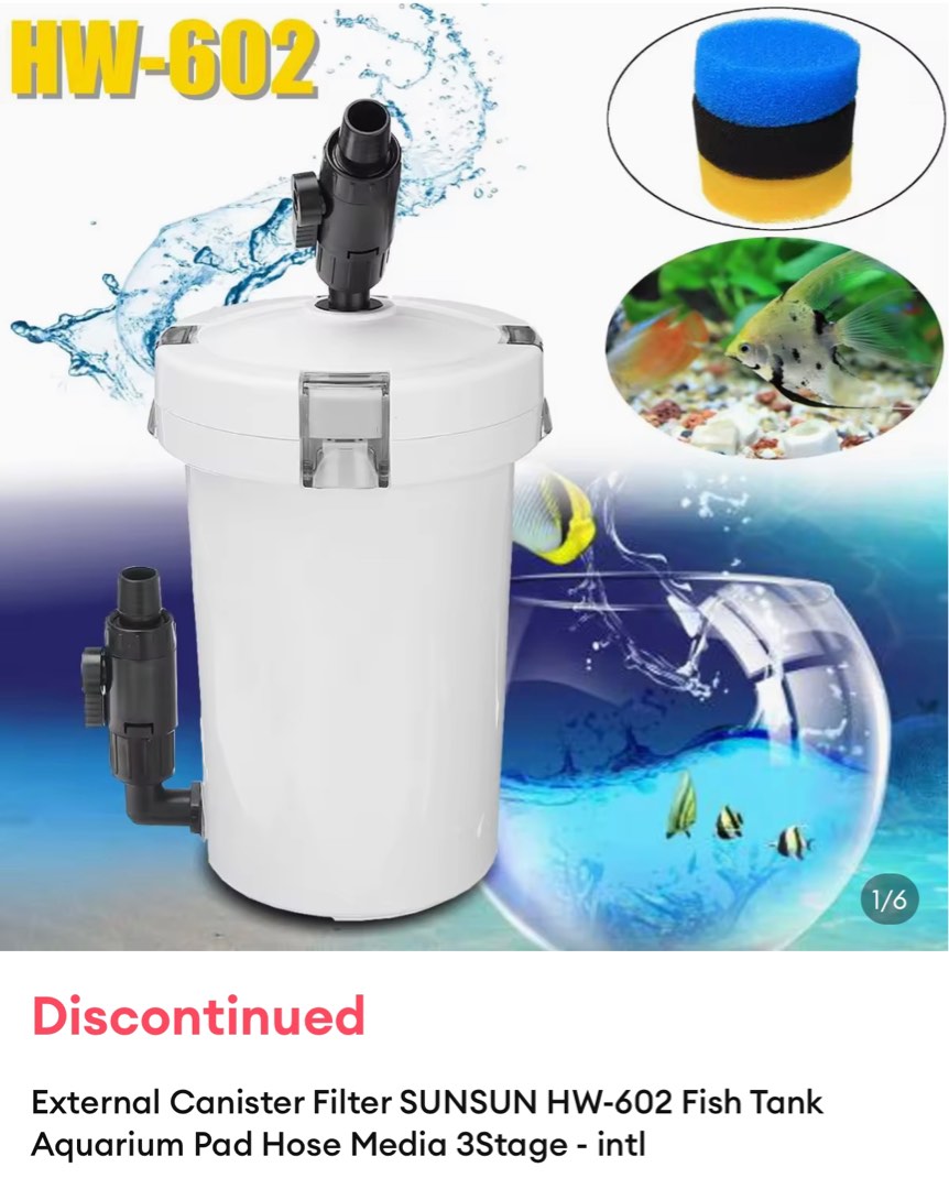 External Fish Tank Filter, Pet Supplies, Homes & Other Pet Accessories