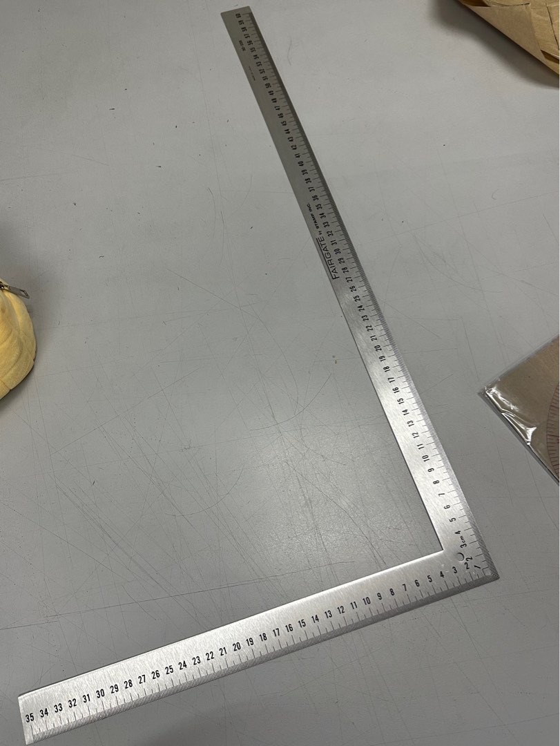 Fairgate L Square Ruler, Hobbies & Toys, Stationary & Craft, Stationery ...