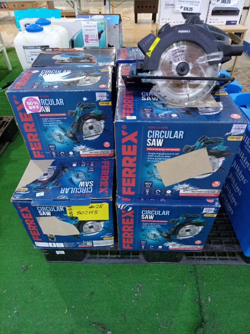 Ferrex 40v cordless circular saw best sale