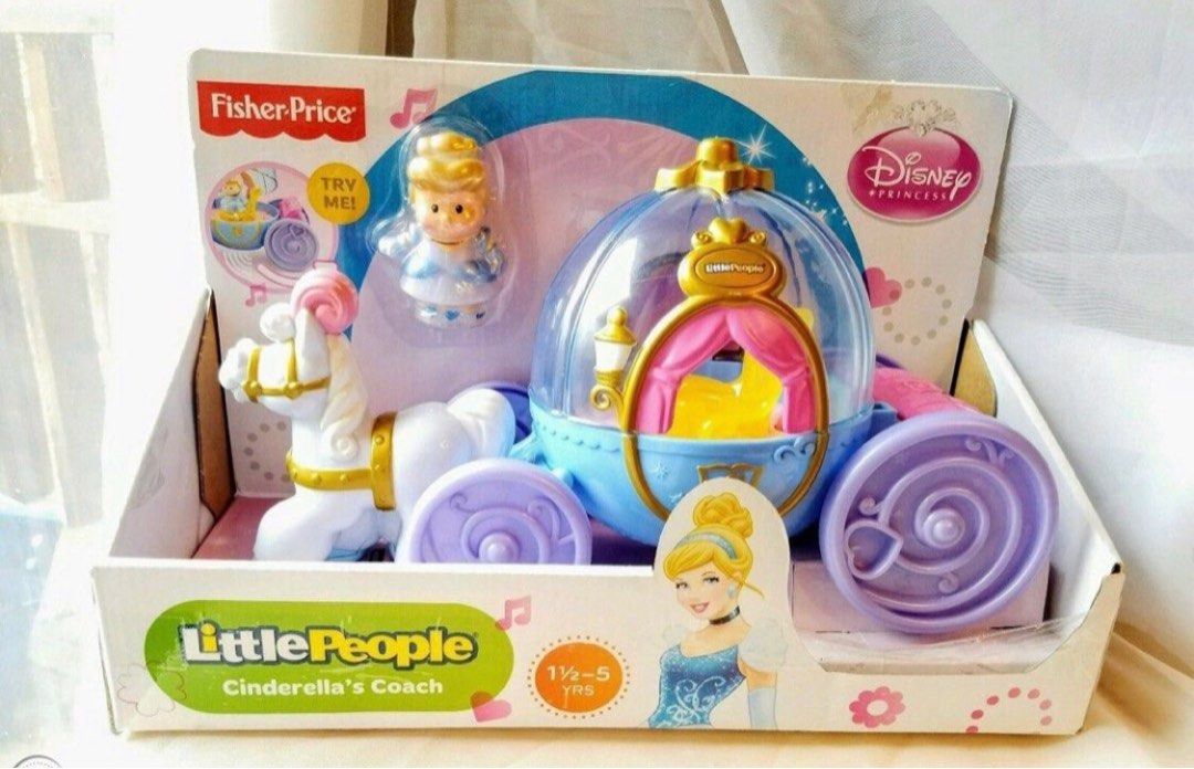 Fisher Price Little People Cinderella s Coach Hobbies Toys