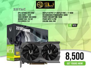 FOR SALE: (USED) ZOTAC GAMING RTX2060 6GB GDDR6 192BIT