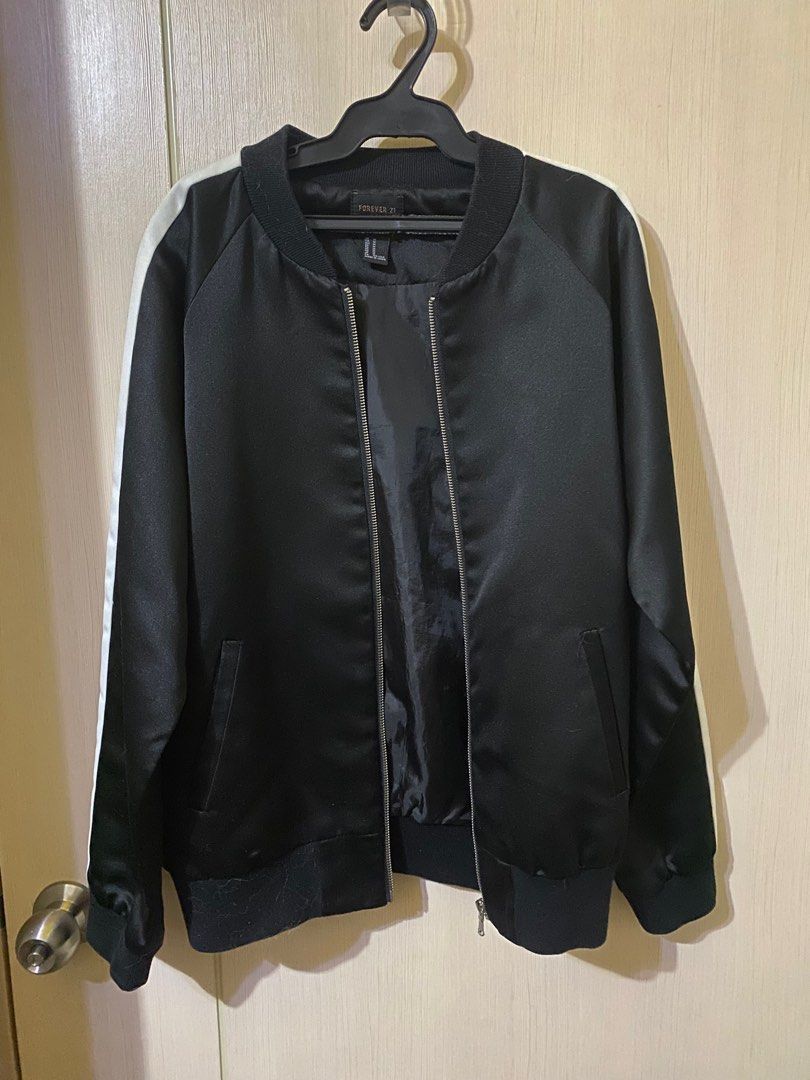 Floral leather hotsell jacket forever 21