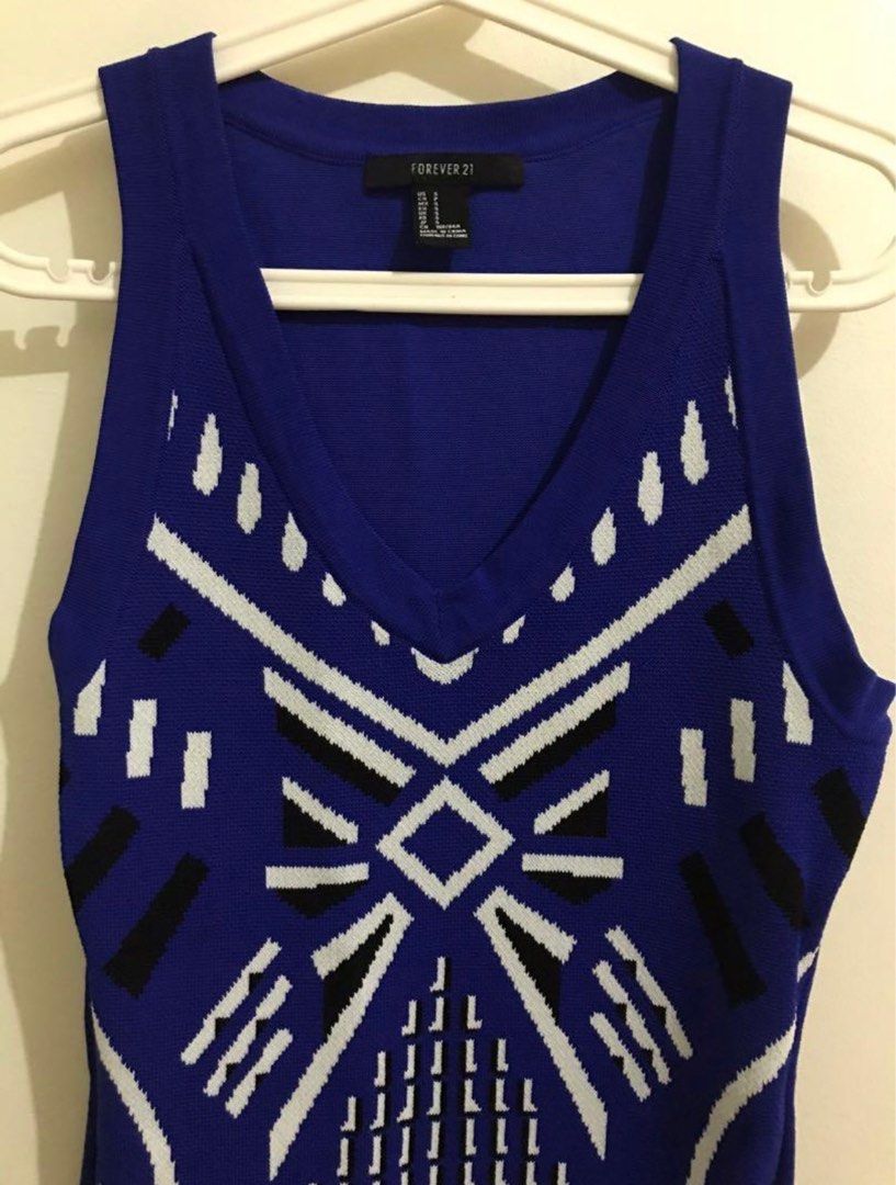 forever 21 blue bodycon dress Button-Front Denim Tube Dress main image 0