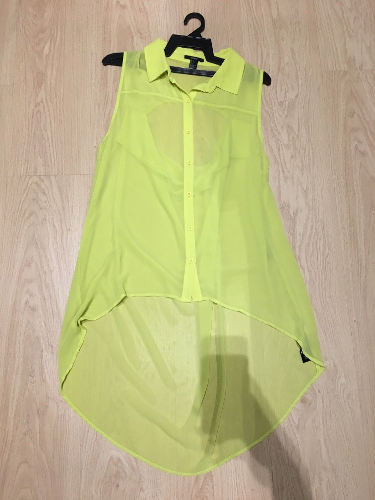 Neon blouses forever 21 on sale