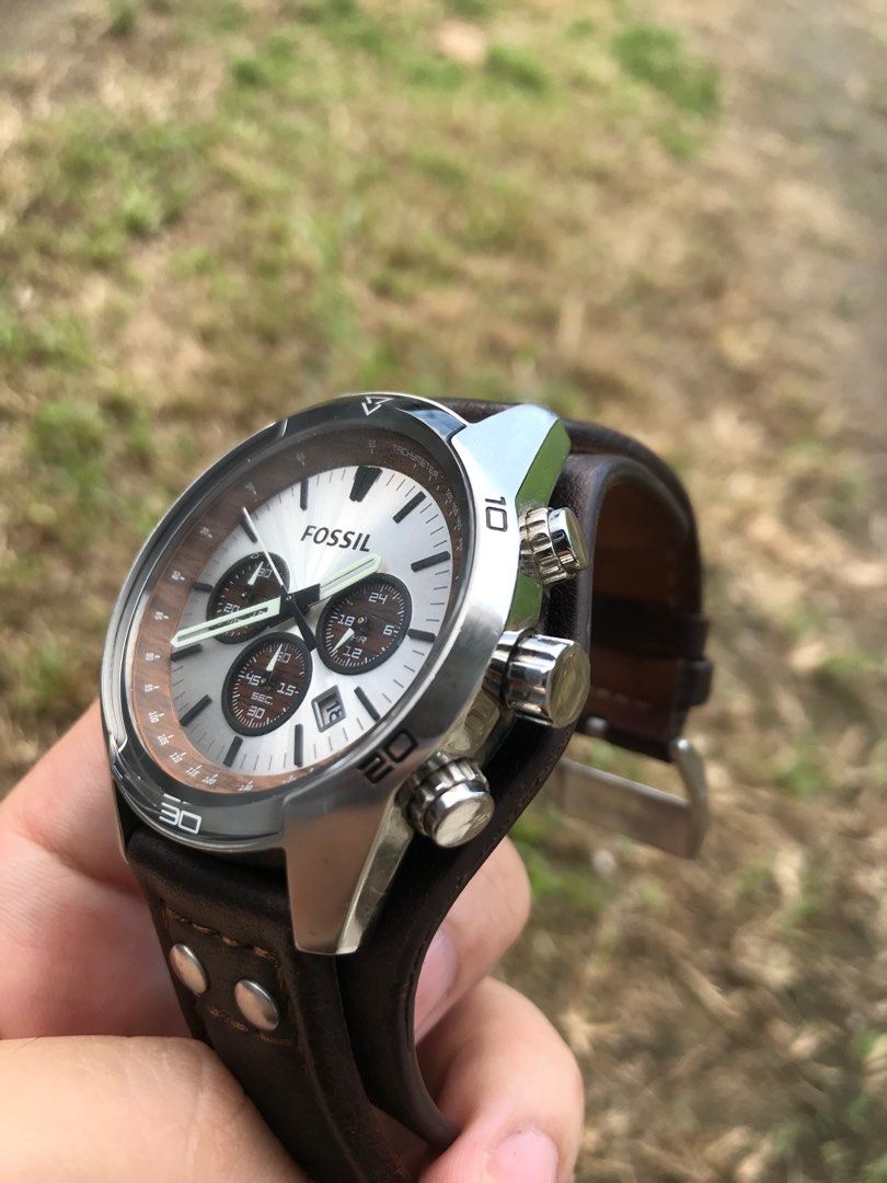 Fossil Coachman Chronograph CH2565 Leather Watch | Espace coworking Reims |  Le Clic'Zen | Jonchery-sur-Vesle