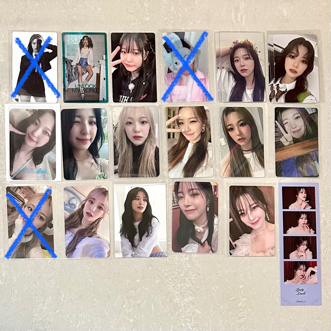 fromis_9 ジホン withfans 一直娱 yizhiyu とどい 特典トレカ