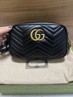 GUCCI MARMONT DUSTY PINK 22CM, Luxury, Bags & Wallets on Carousell