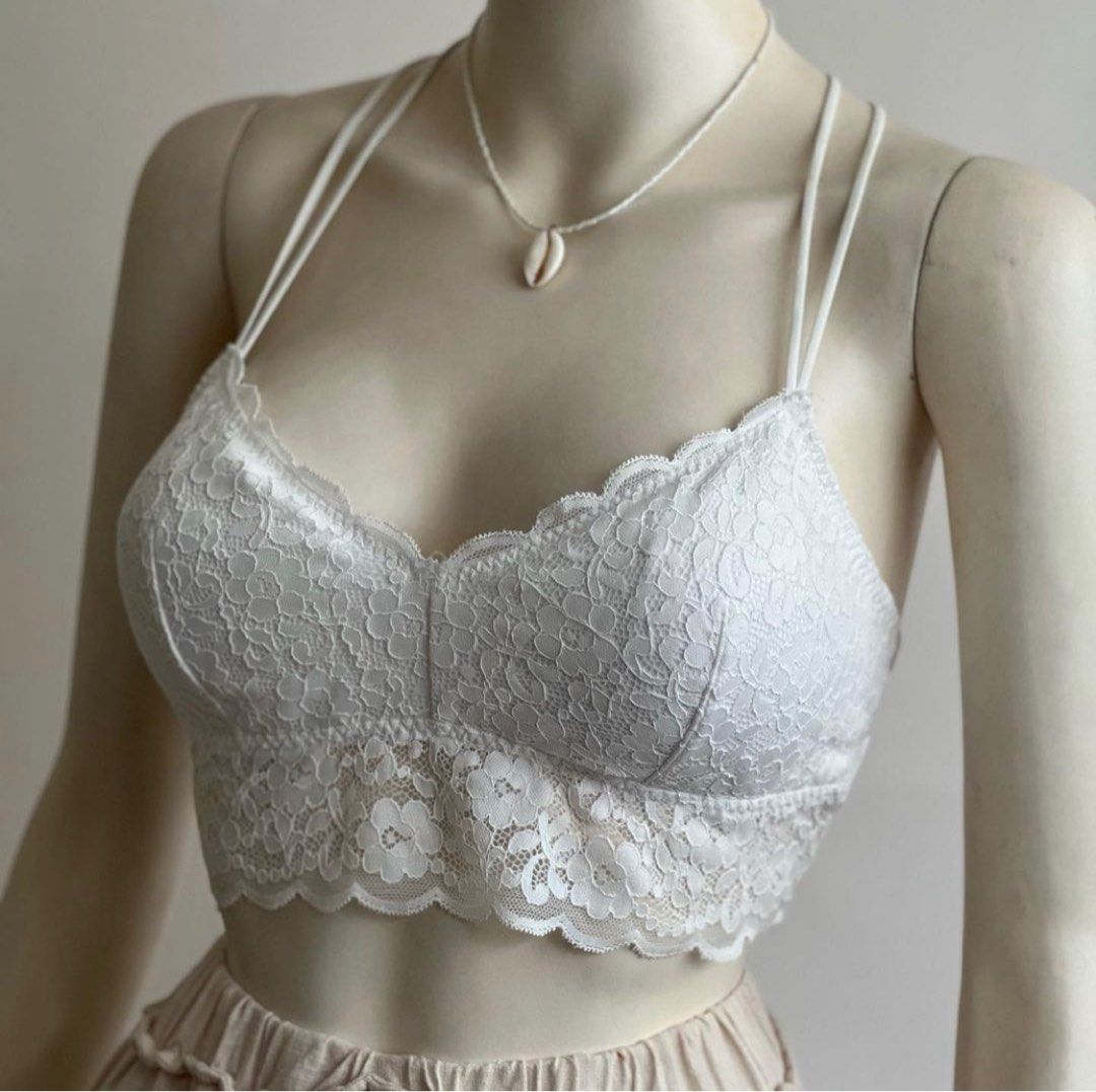 GILLY HICKS lace bralette, Women's Fashion, Undergarments & Loungewear on  Carousell