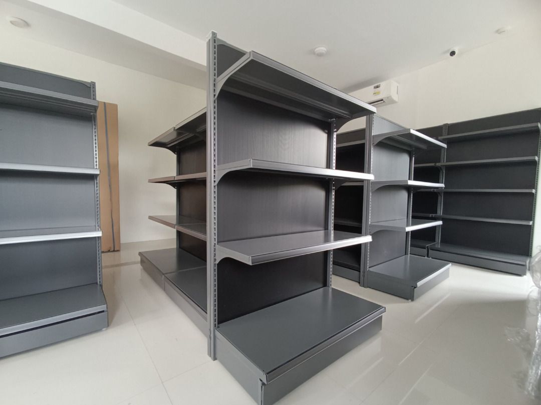 Gondola racks dark gray edition commercial rack made in korea ...