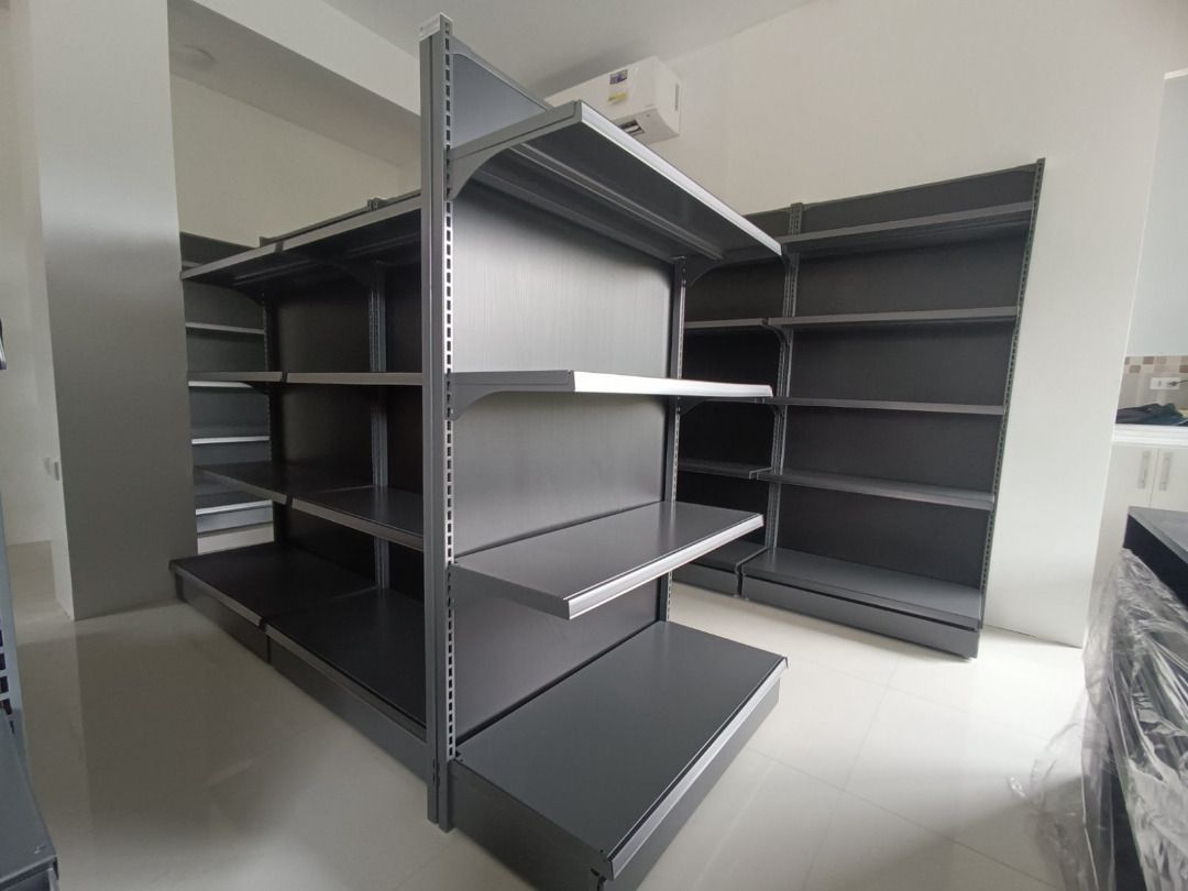 Gondola racks dark gray edition commercial rack made in korea ...