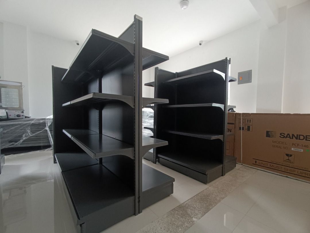 Gondola racks dark gray edition commercial rack made in korea ...