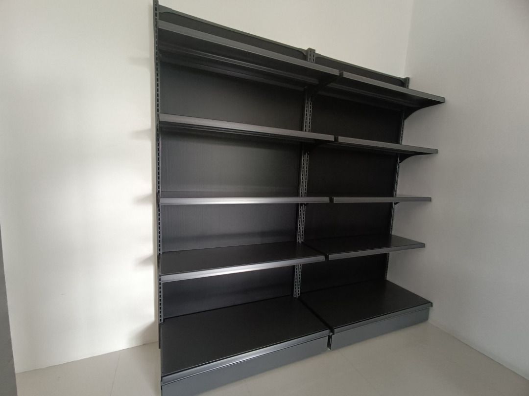 Gondola racks dark gray edition commercial rack made in korea ...