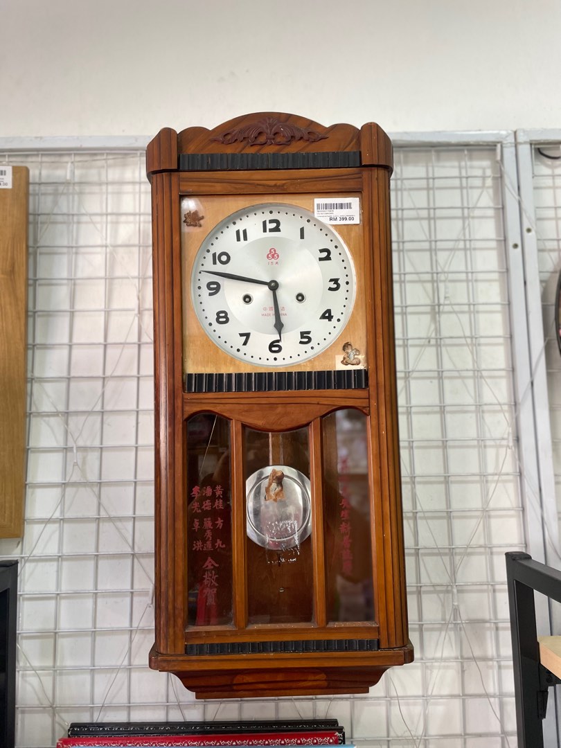 GRANDFATHER CLOCK WALL 555, Furniture & Home Living, Home Decor, Wall