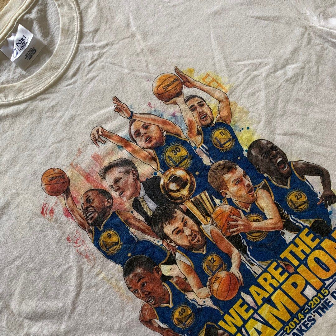 GSW CARICATURE CHAMPIONSHIP TEE, Men's Fashion, Tops & Sets, Tshirts