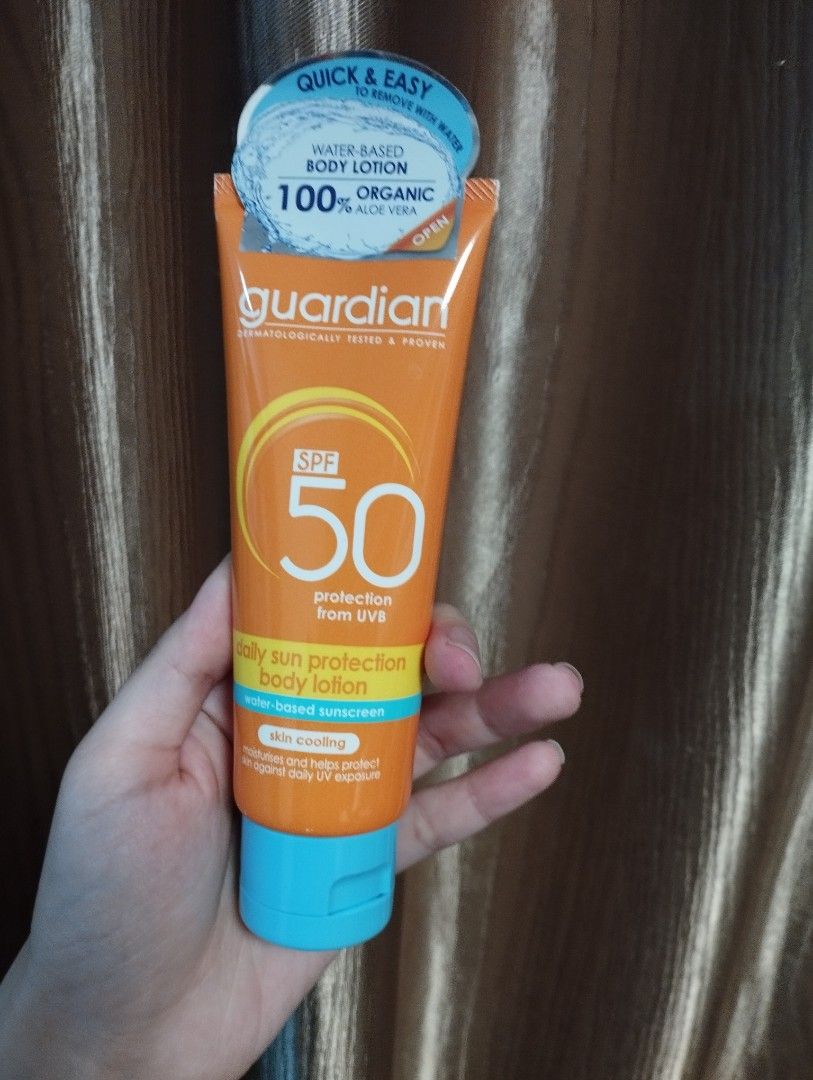Guardian daily sun protection body lotion spf 50, Beauty & Personal