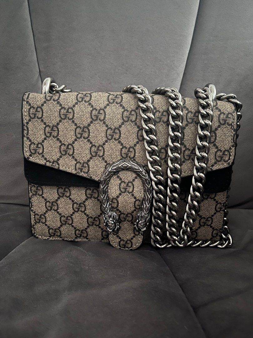 Gucci dionysus black suede discount medium