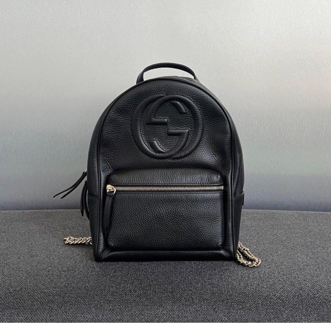 Gucci Soho Backpack in Black GHW Luxury Bags Wallets on Carousell