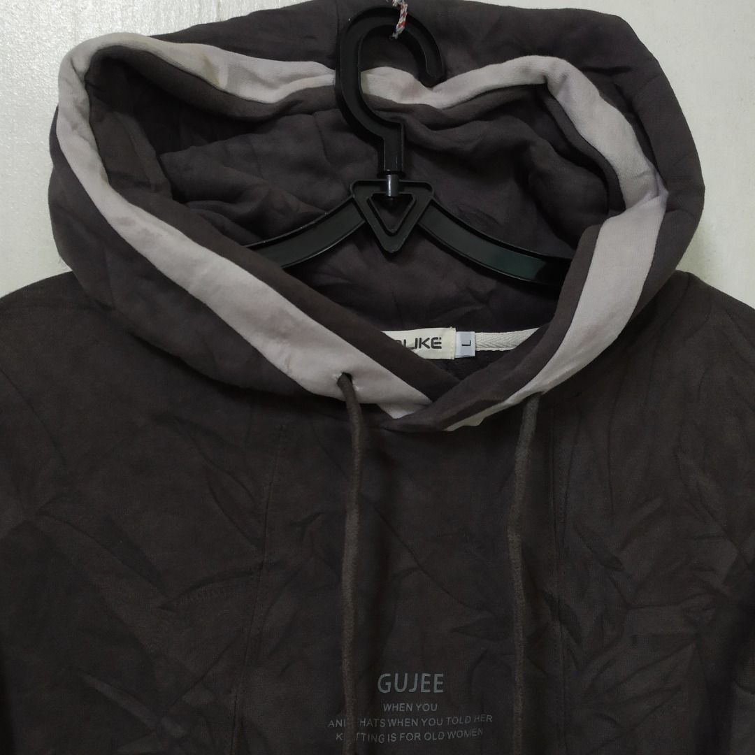 Gujee Gray Korean Hoodie Jacket Men s Fashion Coats Jackets and