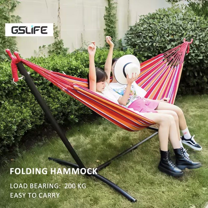 Hammock ONLY* (Category: Other Home Furniture) located in Las Pinas. Submitted by Karasell (Listing ID 1255482536, Image 1). Description: Hammock only :) METAL BASE Stand NOT INCLUDED*.