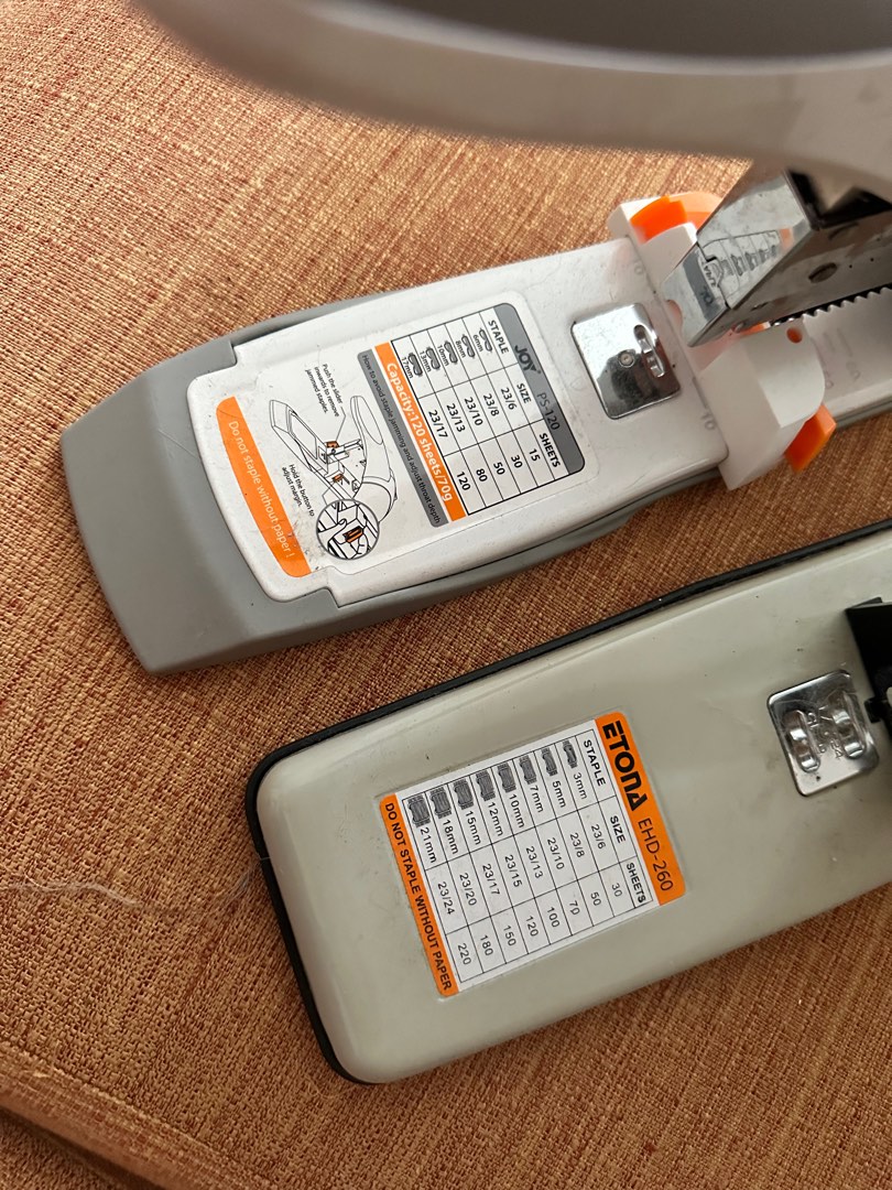 Heavy duty book binding stapler, Hobbies & Toys, Stationary & Craft