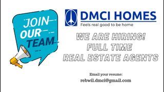 Hiring DMCI Full Time Property Consultant in Quezon City