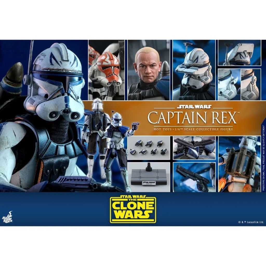 Hot Toys 1 6 Star Wars The Clone Wars Captain Rex TMS018