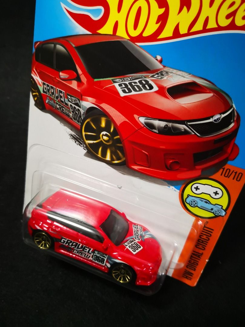 Hot Wheels Subaru WRX STI Red Gravel, Hobbies & Toys, Toys & Games on Carousell