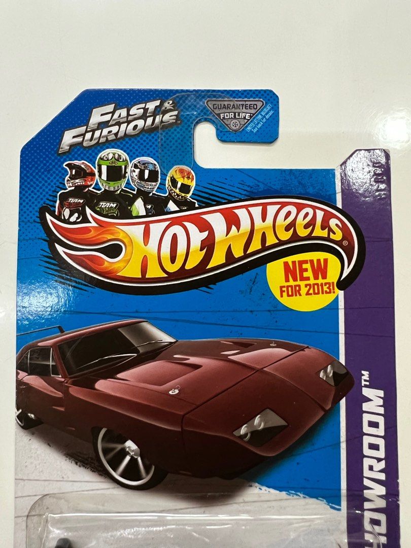 Hotwheels 2012 Showroom Fast and Furious 69 Dodge Charger Daytona