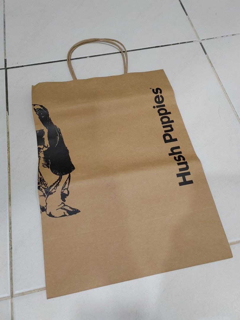 Hush puppies paper bag shop