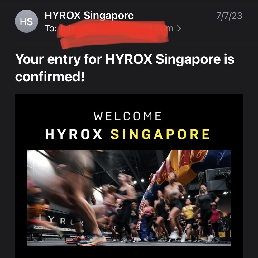 Hyrox SG Women Singles Ticket (7 Oct), Tickets & Vouchers, Event