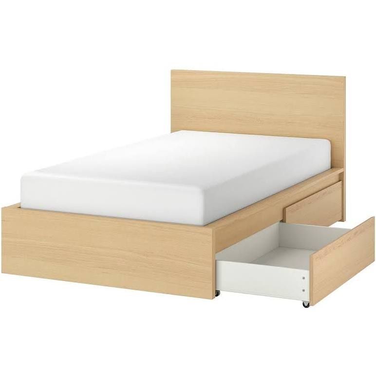 Ikea Bed Frame with matress, Furniture & Home Living, Furniture, Bed