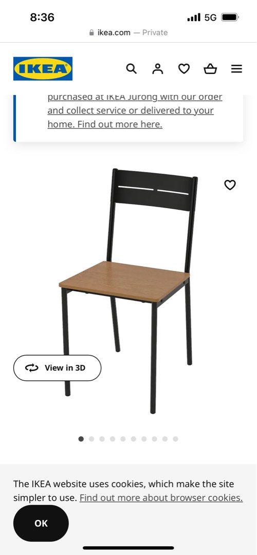 Ikea SANDSBERG chair, Furniture Home Living, Furniture, Chairs
