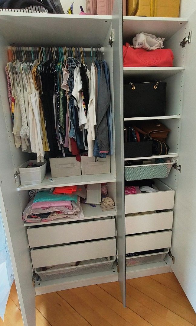 Wardrobe best sale 125cm wide