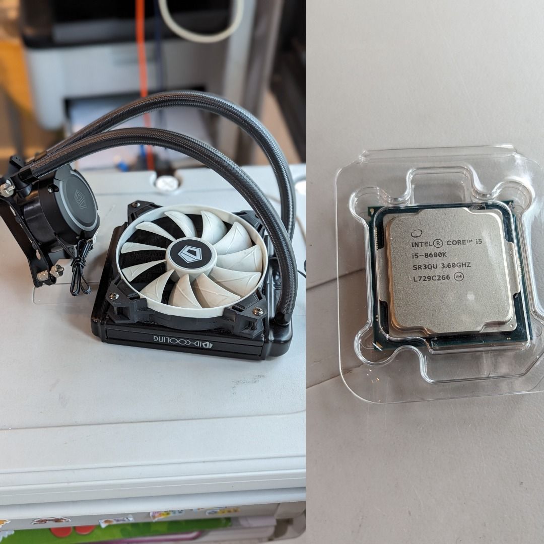 Intel core i5 8600k cooler best sale