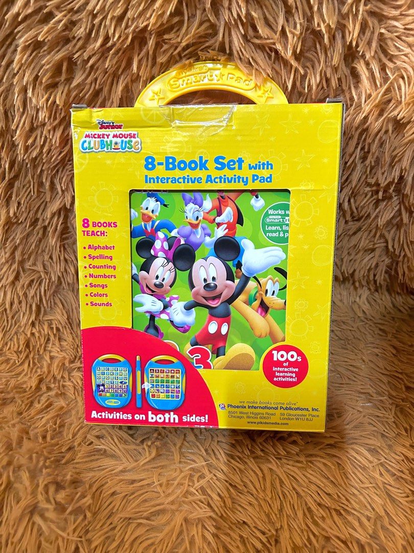 Mickey: 8-Book Set With Interactive Activity Pad (Disney)
