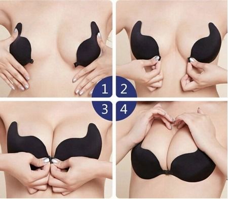 Invisible Bra Women Reusable Silicone Chest Stickers Wedding Self Adhesive  Bralette Strapless Front Closure Push Up Bra, Women's Fashion, New  Undergarments & Loungewear on Carousell