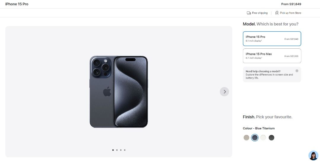 iPhone 15 Pro ナチュラルチタニウム 1024 GB SIMフリー