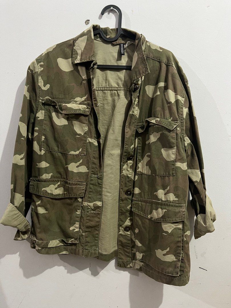 Jaket clearance army h&m