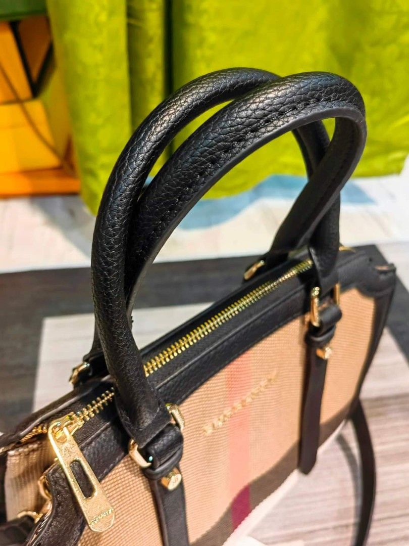 Japan Source Burberry Sling (Category: Luxury Bags & Wallets) located in Cebu City. Submitted by day.98 (Listing ID 1255575561, Image 3). Description: selected from japan surplus canvas leather coded & woth etikita no flaws.