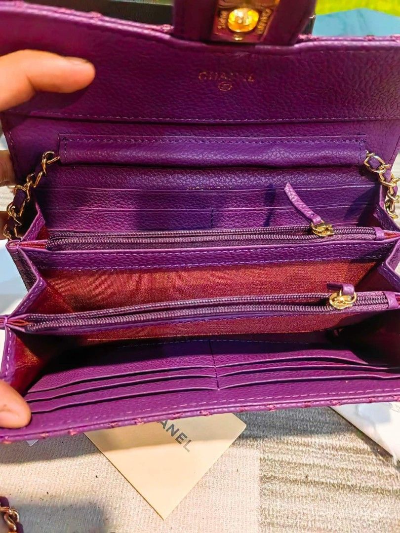 Japan Source Chanel Wallet Sling (Category: Luxury Bags & Wallets) located in Cebu City. Submitted by day.98 (Listing ID 1255575629, Image 2). Description: selected from japan surplus genuine leather coded & woth etikita no flaws with box.