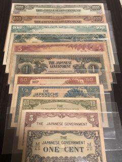 Japanse Government - 1 cent ～ 1000 Dollars