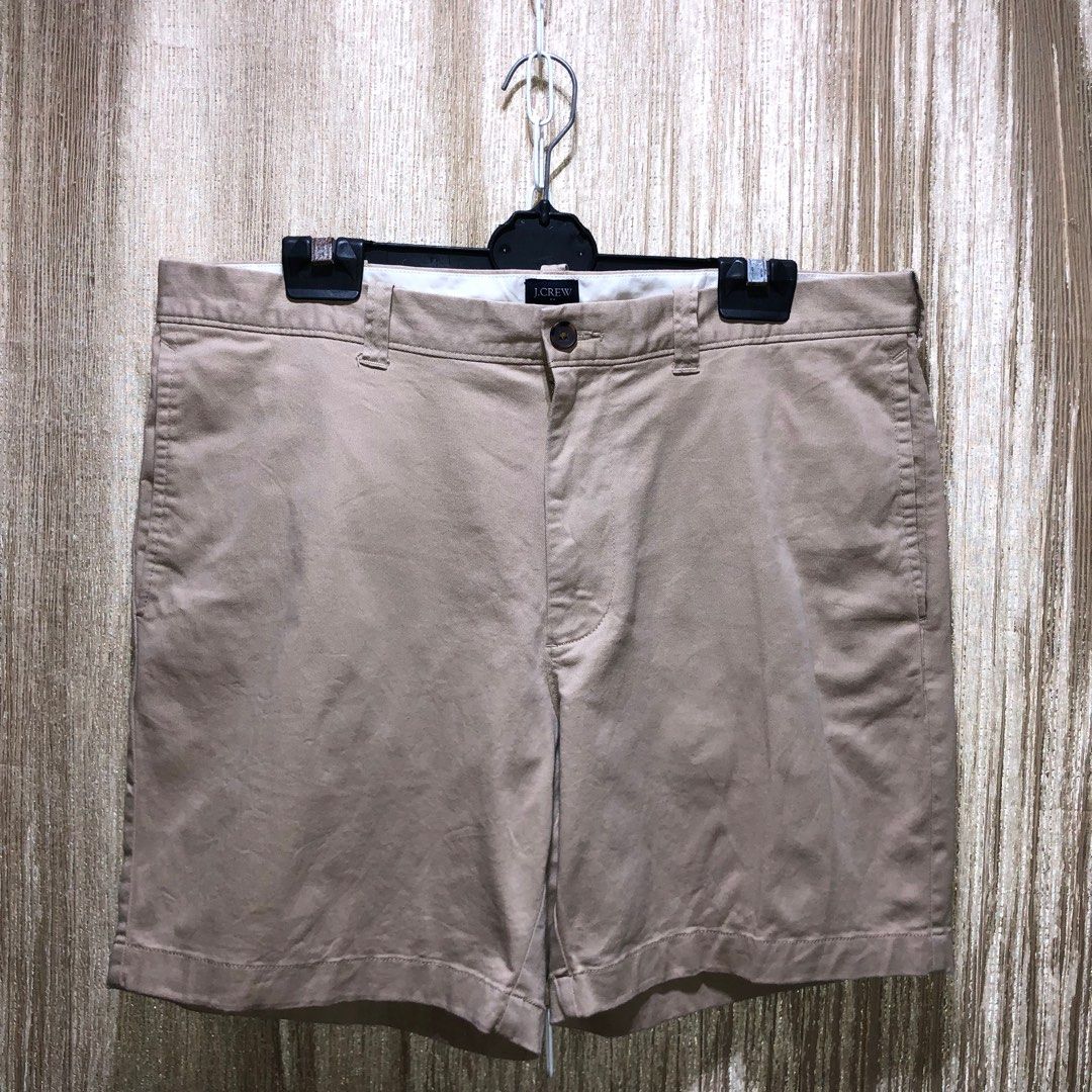 J.CREW USA MEN S WALKING SHORTS COLOR KHAKI BROWN SIZE 36 REGULAR FIT
