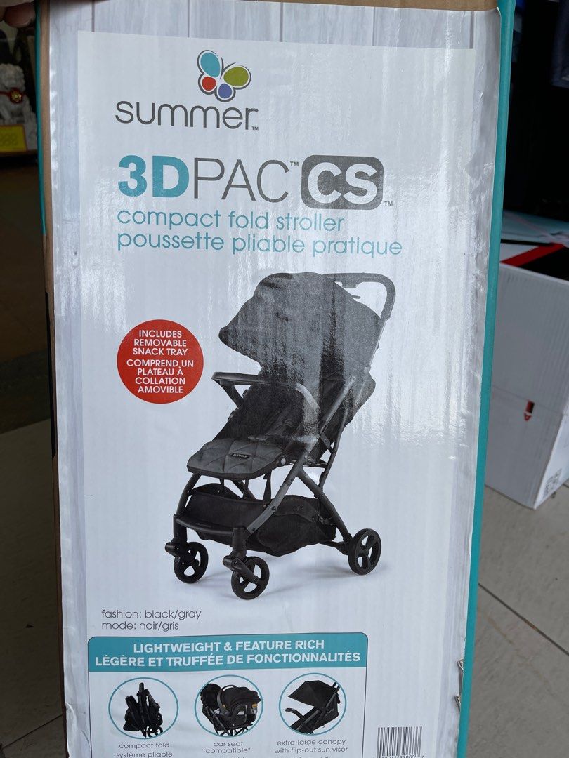 JE SUMMER 3DPac CS Compact Fold Stroller Babies Kids Going