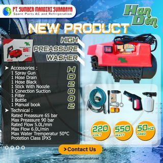 Jet Cleaner / High Pressure Washer HANDEN 2002 Steam cuci motor mobil