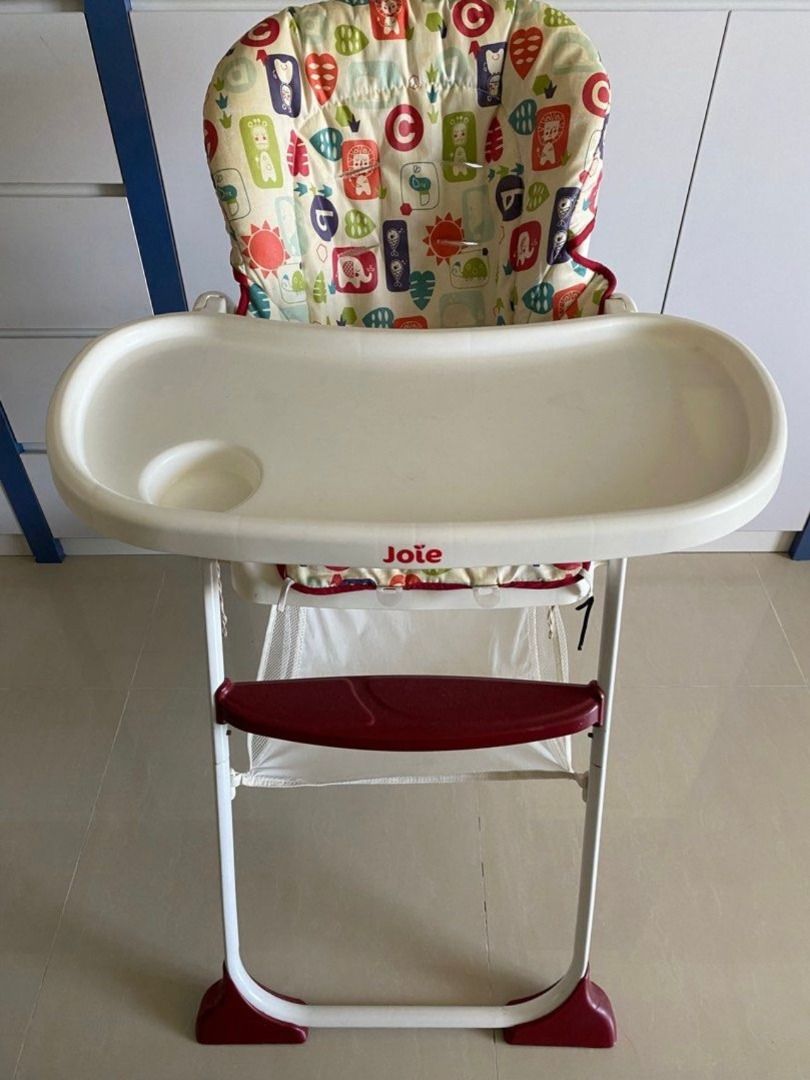 Joie high hot sale chair pink